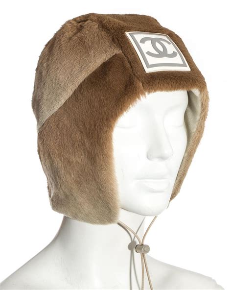 chanel fur trapper hat|chanel inspired hats.